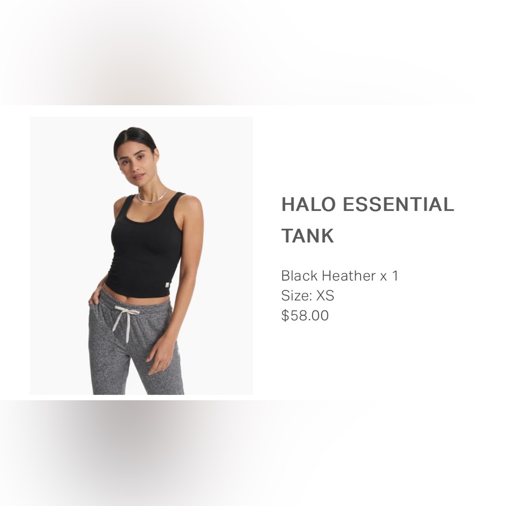VUORI - HALO ESSENTIAL TANK NWT